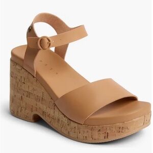 Reef Tan Platform Sandals